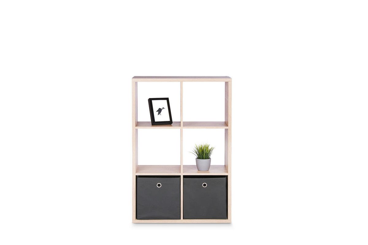 REGAL boje hrasta  drvni materijal  - boje hrasta, Basics, drvni materijal (73/107/33cm) - Carryhome