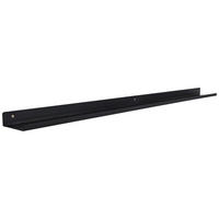WANDREGAL 120/4/10 cm  - Schwarz, Basics, Metall (120/4/10cm) - Xora