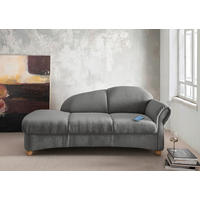 OTTOMANE in Mikrofaser Graubraun  - Wildeiche/Graubraun, Konventionell, Holz/Textil (190/84/86cm) - Livetastic