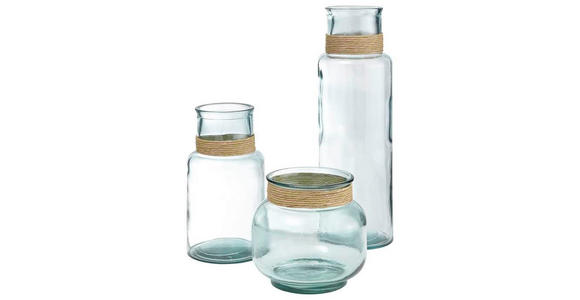 VASE 28 cm  - Klar, Basics, Glas/Papier (15/28cm) - Ambia Home