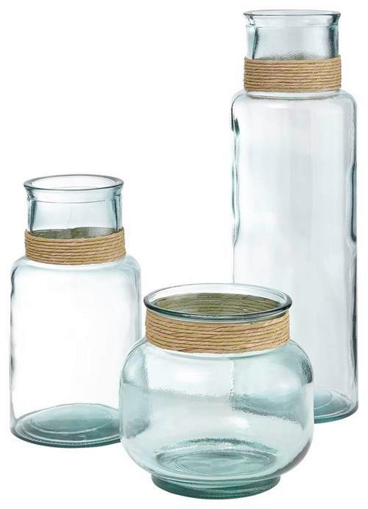 VASE 28 cm  - Klar, Basics, Glas/Papier (15/28cm) - Ambia Home