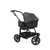 KOMBIKINDERWAGEN  mono3 2-in-1 Kombikinderwagen  grau  - Dunkelgrau/Schwarz, Basics, Textil/Metall (57/111/120cm) - TFK
