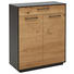 SCHUHSCHRANK - Eichefarben/Anthrazit, Design, Holz/Holzwerkstoff (86/103/37cm) - Dieter Knoll SCHUHSCHRANK - Eichefarben/Anthrazit, Design, Holz/Holzwerkstoff (86/103/37cm) - Dieter Knoll