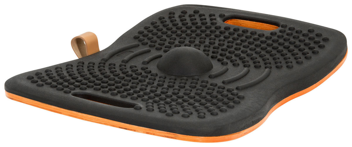 BALANCE BOARD - orange/svart, Basics, trämaterial/plast (50/5/35cm) - MID.YOU