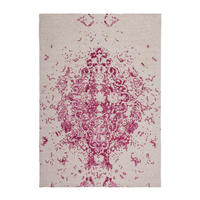 VINTAGE-TEPPICH 80/150 cm Pink, Elfenbein rechteckig  - Elfenbein/Pink, Basics, Textil (80/150cm) - Kayoom