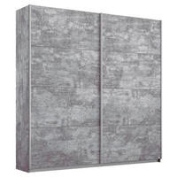 SCHWEBETÜRENSCHRANK  in Grau  - Alufarben/Grau, MODERN, Holzwerkstoff/Metall (181/210/62cm) - Rauch Möbel