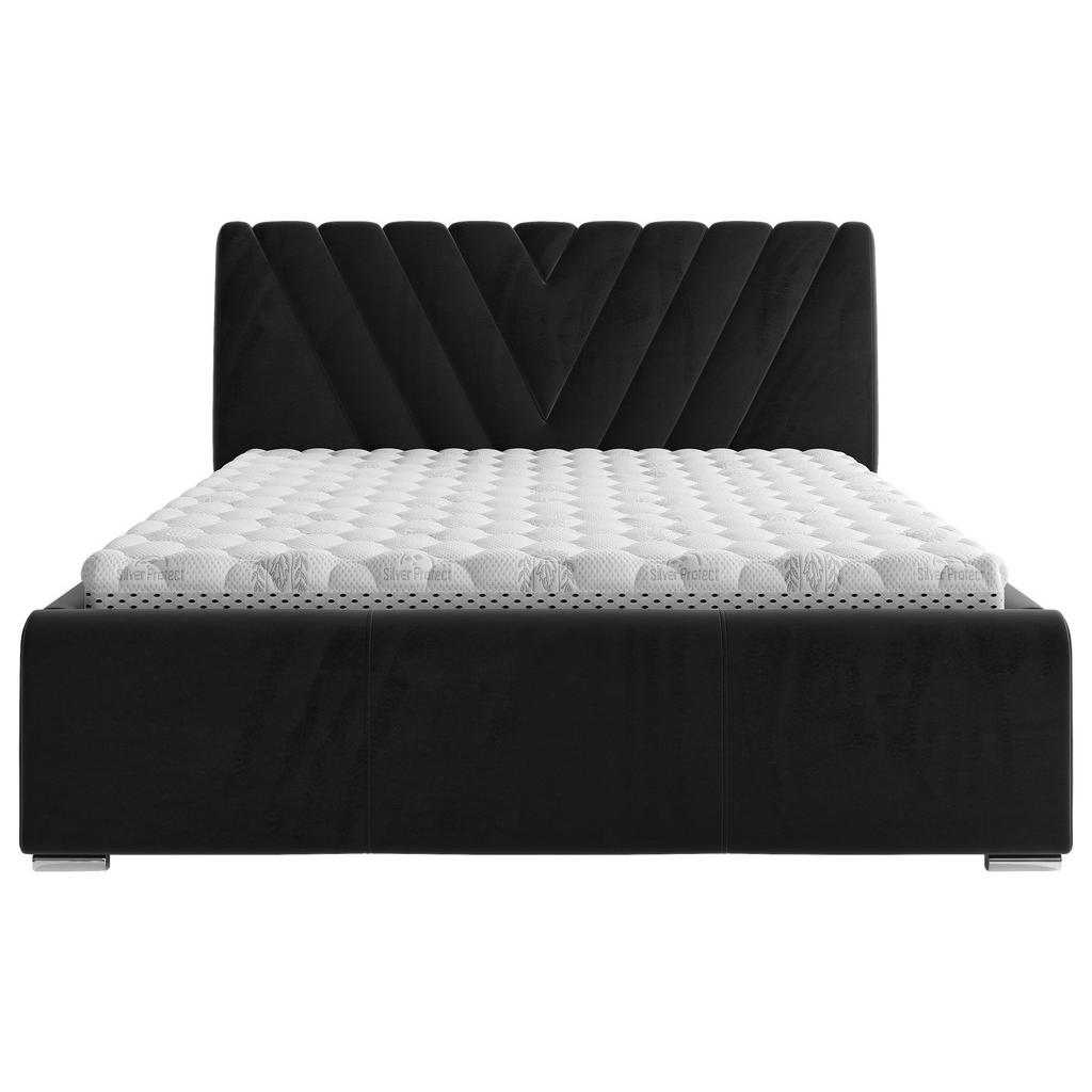 Thumbnail - Boxxx Polsterbett, Schwarz, Holz, Metall, Buche, 180x200 cm, gepolstertes Kopfteil, Bettkasten, Stoffauswahl, in verschi...