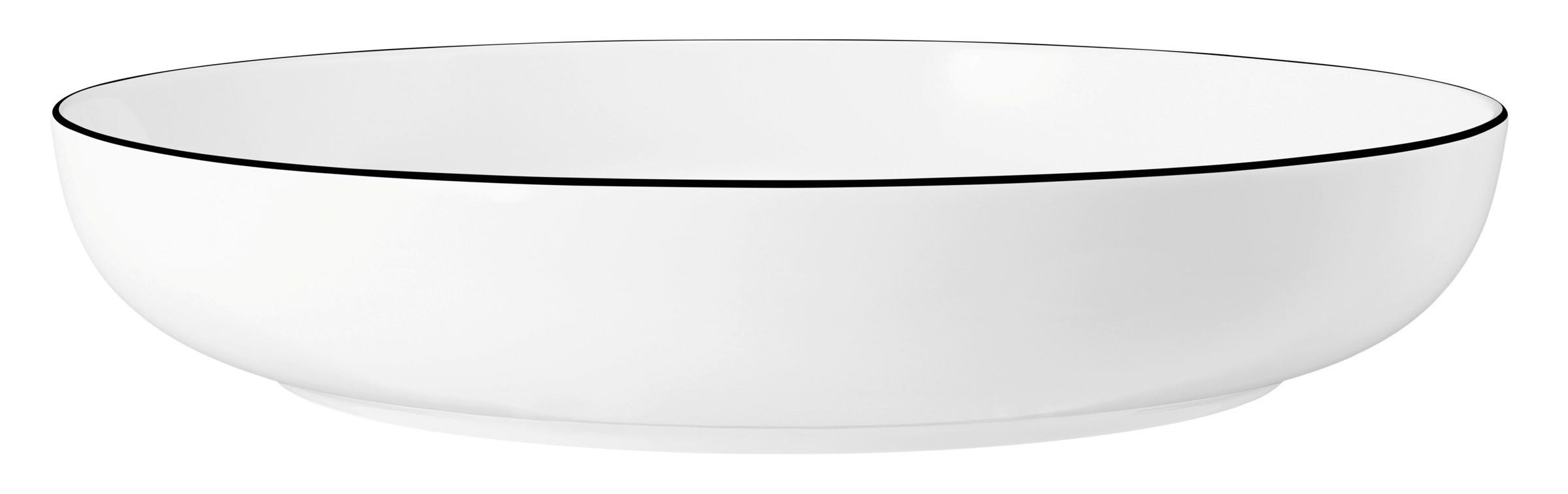 MÍSA porcelán keramika 28 cm - bílá/černá, Design, keramika (28cm) - Seltmann Weiden