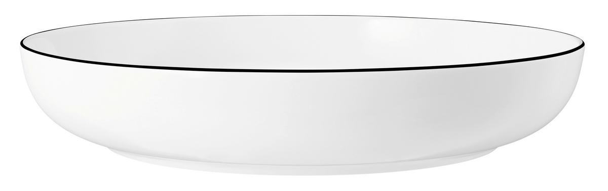 MÍSA porcelán keramika 28 cm - bílá/černá, Design, keramika (28cm) - Seltmann Weiden