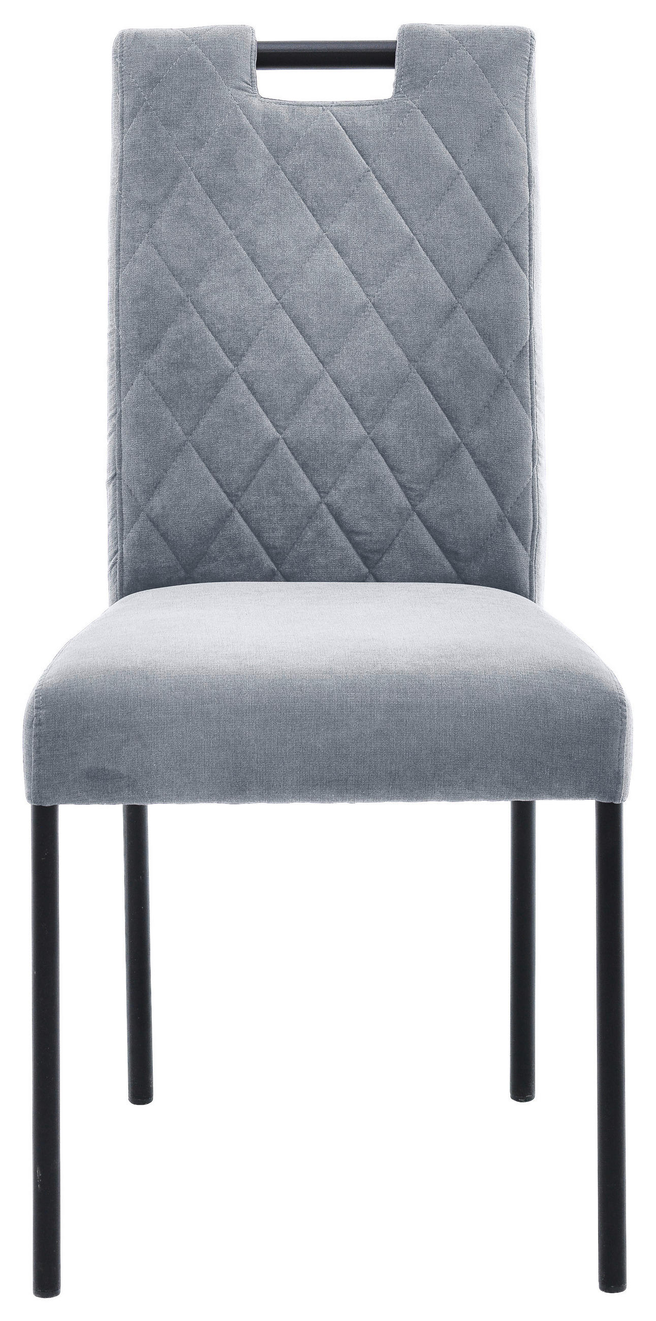 STUHL Webstoff Mintgrün  - Schwarz/Mintgrün, KONVENTIONELL, Textil/Metall (46/91/61cm) - Carryhome