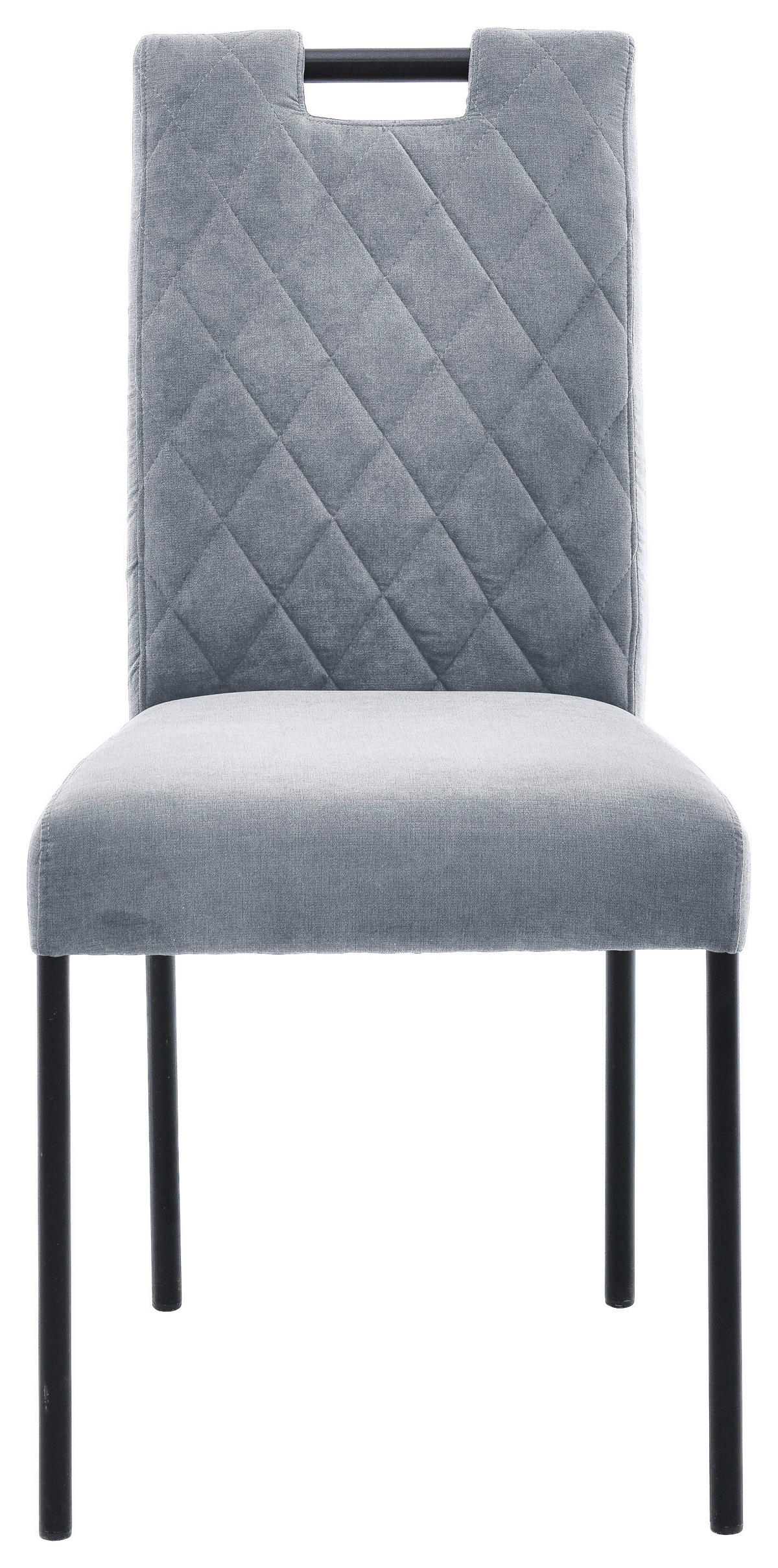 STUHL Webstoff Mintgrün  - Schwarz/Mintgrün, KONVENTIONELL, Textil/Metall (46/91/61cm) - Carryhome