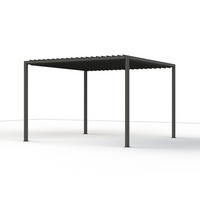 PAVILLON - BASIS VIVERA 315/217/315 cm Aluminium  - Anthrazit/Silberfarben, Basics, Metall (315/217/315cm) - Siena Garden