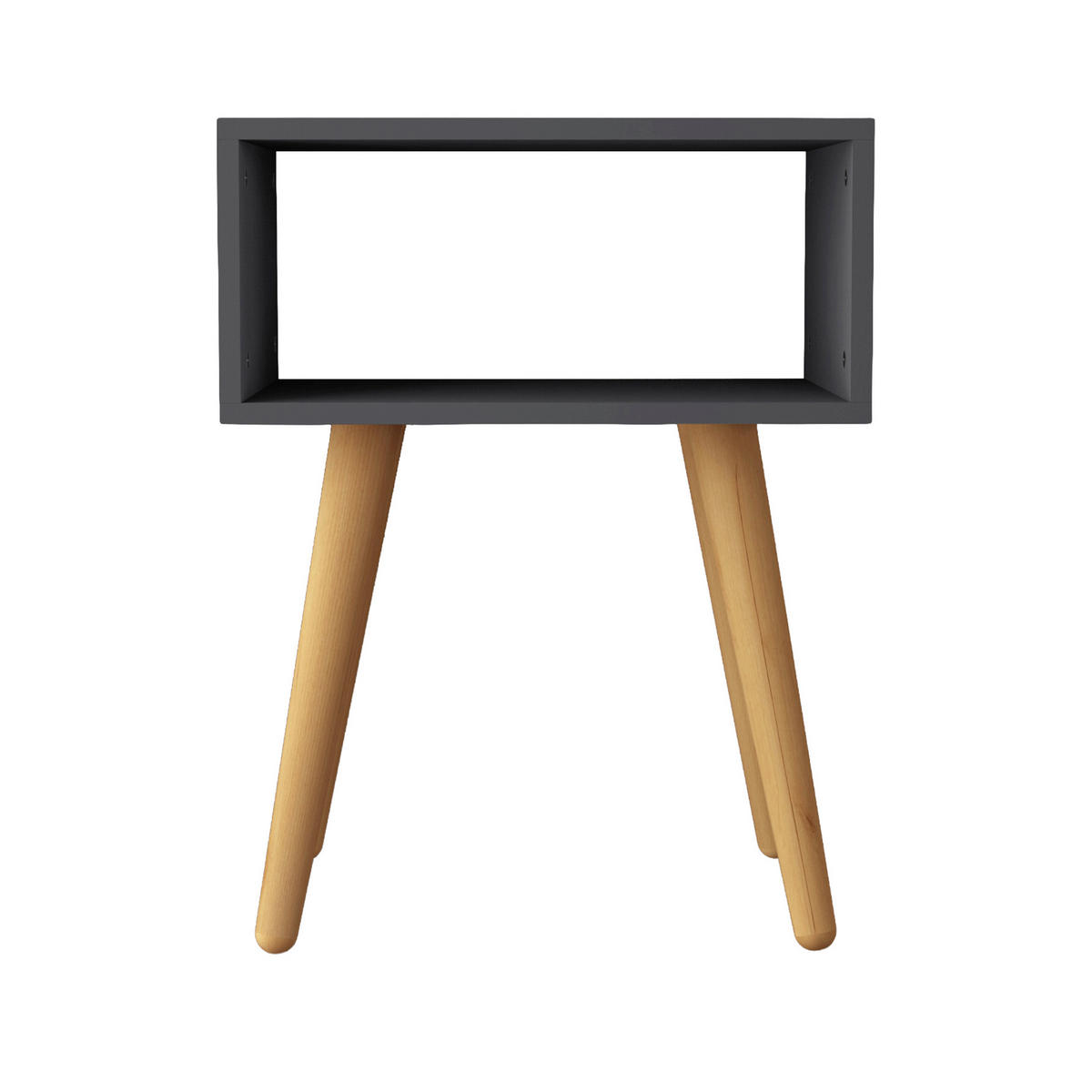 NACHTTISCH 45/56/30 cm, Anthrazit, Honigeiche,  - Honigeiche/Anthrazit, MODERN, Holzwerkstoff (45/56/30cm) - Livetastic