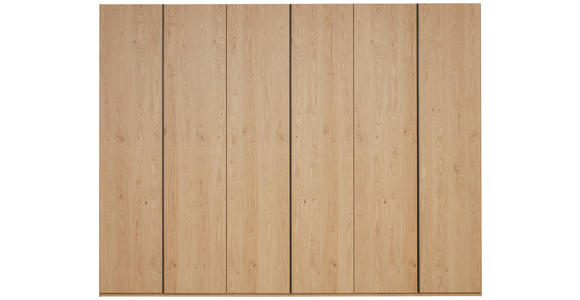 DREHTÜRENSCHRANK 299,2/229,4/59,5 cm 6-türig Eichefarben  - Eichefarben/Anthrazit, KONVENTIONELL, Holz/Holzwerkstoff (299,2/229,4/59,5cm) - Dieter Knoll
