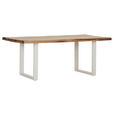 TISCHPLATTE      - Sheeshamfarben, Design, Holz (200/100/5cm) - Landscape