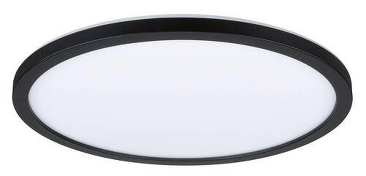 LED-PANEEL  - Schwarz, Basics, Kunststoff (29,3/2,8cm) - Paulmann