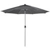 SONNENSCHIRM 380 cm Anthrazit  - Anthrazit/Silberfarben, Basics, Textil/Metall (380/380cm) - Doppler