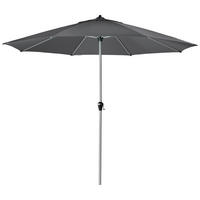 SONNENSCHIRM 380 cm Anthrazit  - Anthrazit/Silberfarben, Basics, Textil/Metall (380/380cm) - Doppler