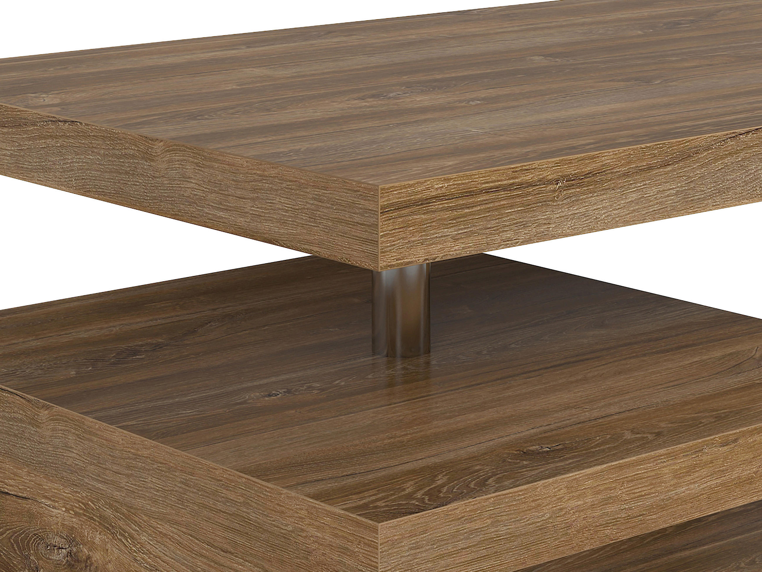 COUCHTISCH 120/60/45 cm rechteckig Eichefarben  - Eichefarben, Design, Holzwerkstoff (120/60/45cm)