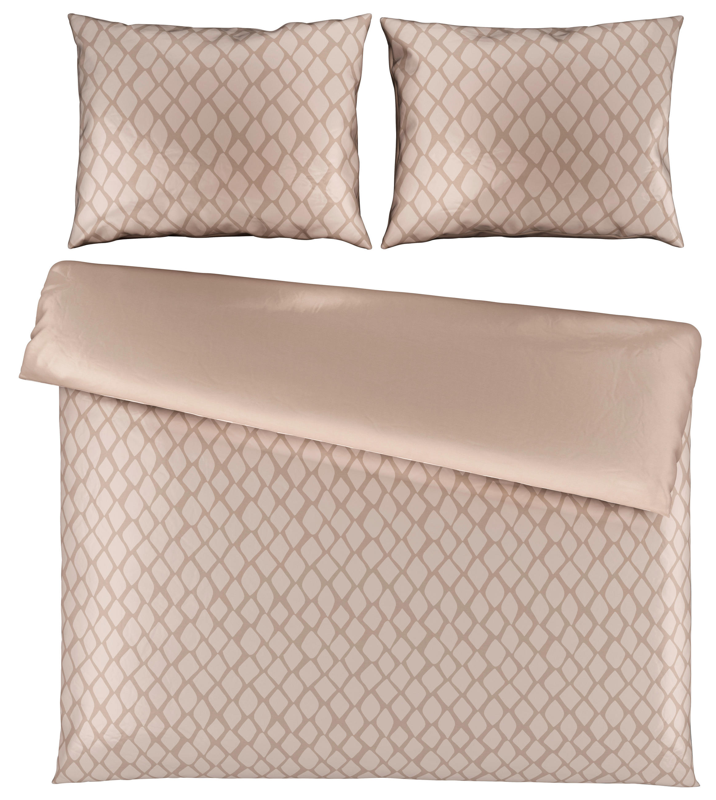 BETTWÄSCHE Satin 200/210 cm  - Beige, Design, Textil (200/210cm) - Dieter Knoll