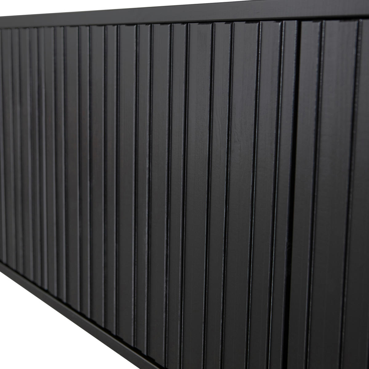 LOWBOARD Gravure 100/56/44 cm   - Schwarz, Design, Holz/Metall (100/56/44cm) - Livetastic