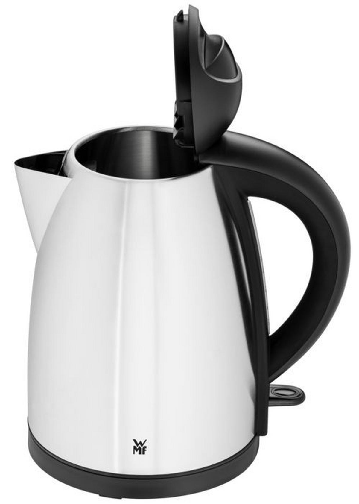 WASSERKOCHER Bueno 1.7 L  - Silberfarben/Schwarz, Design, Metall (21,6/16,4/23,8cm) - WMF