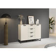 SIDEBOARD  in 120/92/42 cm  - Champagner/Dunkelgrau, Design, Holzwerkstoff/Metall (120/92/42cm) - Xora