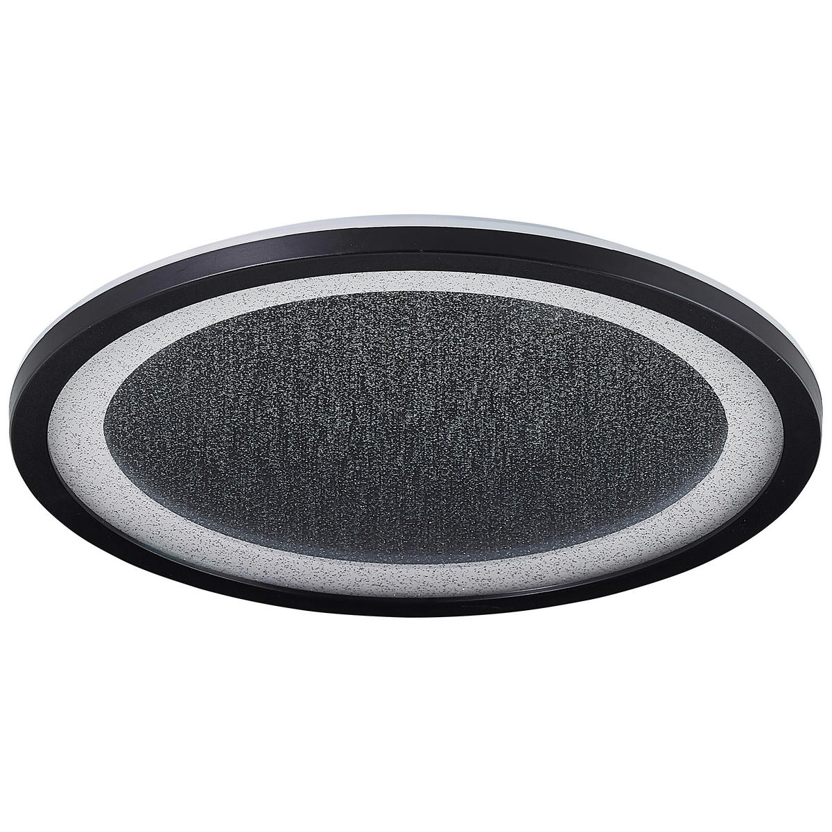 LED PLAFONJERA - bela/crna, Dizajnerski, plastika (29,5/2,5cm)
