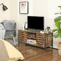 LOWBOARD  in 110/50/40 cm  - Schwarz/Braun, Trend, Holzwerkstoff/Metall (110/50/40cm) - Boxxx