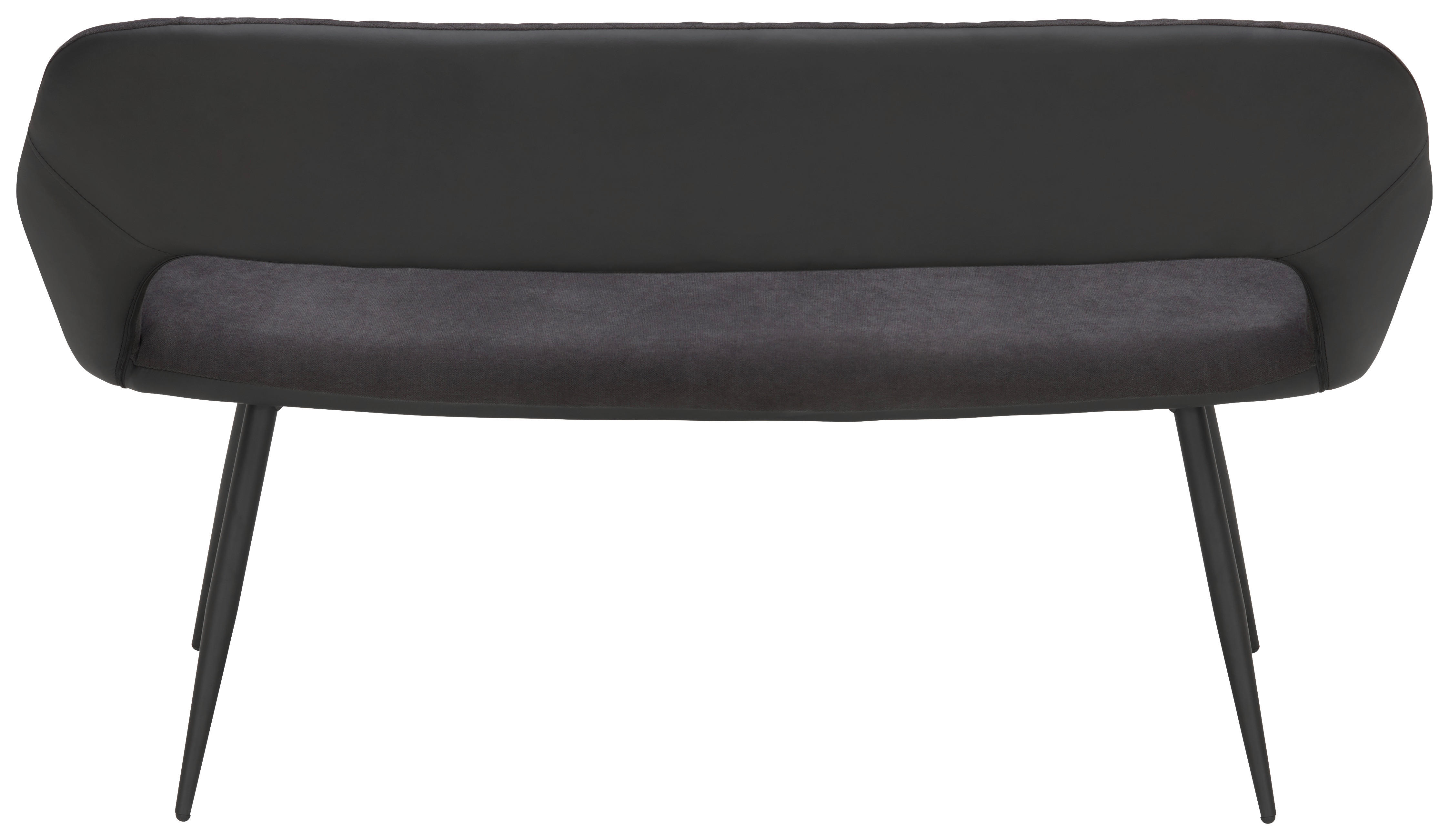 BANCĂ 140/80/62 cm  in antracit, negru  - antracit/negru, Design, metal/textil (140/80/62cm) - Carryhome