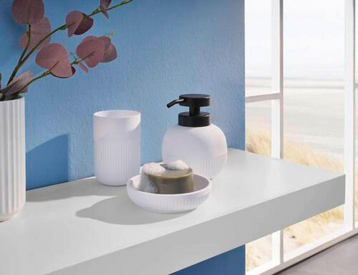 SEIFENSPENDER Kunststoff  - Weiss, Design, Kunststoff (10,4/13,4/10,4cm) - Kleine Wolke