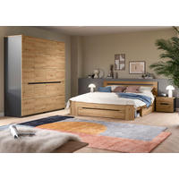 SCHLAFZIMMER Grau, Eiche Artisan  - Eiche Artisan/Grau, MODERN, Holzwerkstoff - MID.YOU
