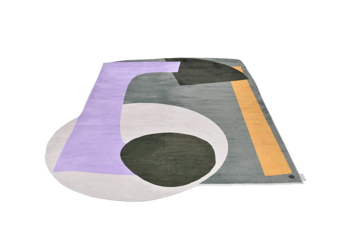 WEBTEPPICH 140/190 cm Shapes - EIGHT Multicolor, Dunkelgrau  - Dunkelgrau/Multicolor, Trend, Textil (140/190cm) - Tom Tailor