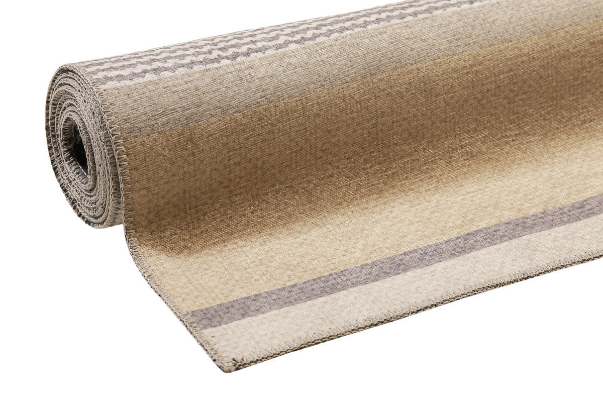 FLACHWEBETEPPICH 120/170 cm Ben Orange, Taupe, Sandfarben  - Taupe/Sandfarben, KONVENTIONELL, Textil (120/170cm) - Esprit