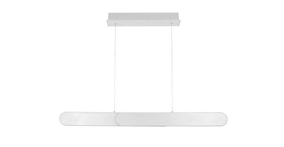 LED-HÄNGELEUCHTE 115/7,5/150 cm  - Silberfarben, Design, Metall (115/7,5/150cm) - Dieter Knoll