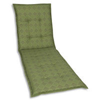 LIEGENAUFLAGE in Grün Raute  - Grün, Basics, Textil (60/6/190cm)