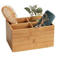 LÅDA MED FACK  22/12/14 cm  - brun, Basics, trä (22/12/14cm)