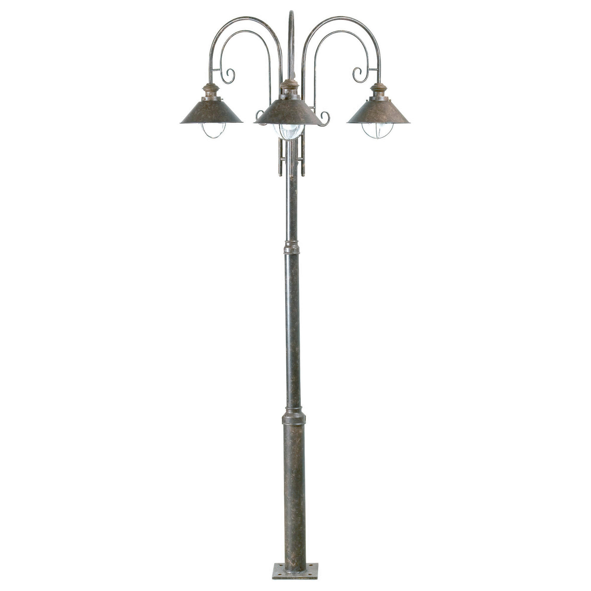 AUßENSTEHLEUCHTE 95/26/225 cm   - Rostfarben, LIFESTYLE, Metall (95/26/225cm)