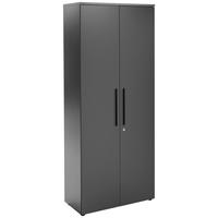 AKTENSCHRANK Graphitfarben  - Graphitfarben, MODERN, Holzwerkstoff (80/197/40cm) - Novel