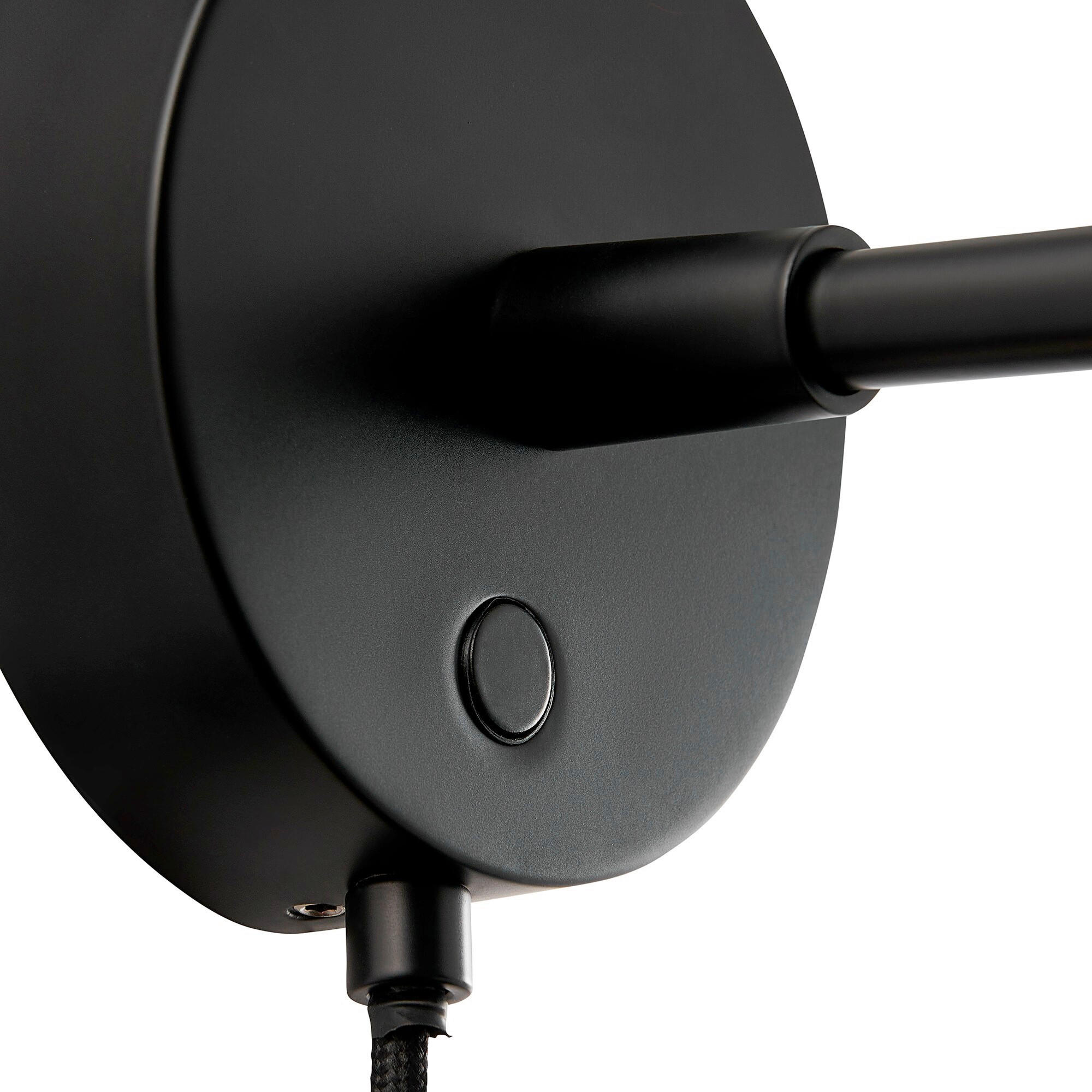 WANDLEUCHTE 22,4/15,5/33,5 cm   - Schwarz, KONVENTIONELL, Metall (22,4/15,5/33,5cm) - Nordlux