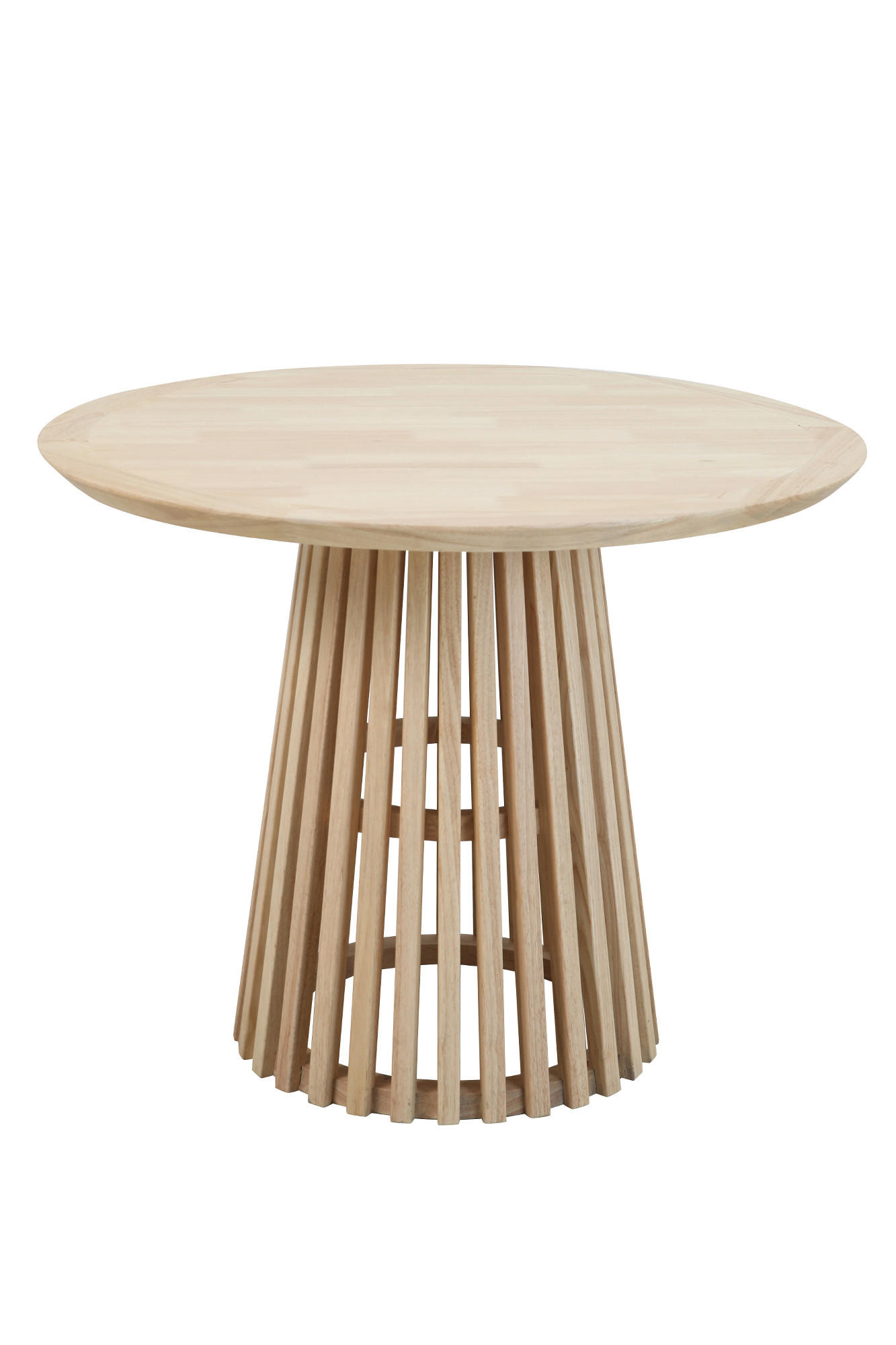 ESSTISCH 100/100/77 cm Echtholz  Holz rund Naturfarben  - Naturfarben, MODERN, Holz (100/100/77cm) - MID.YOU