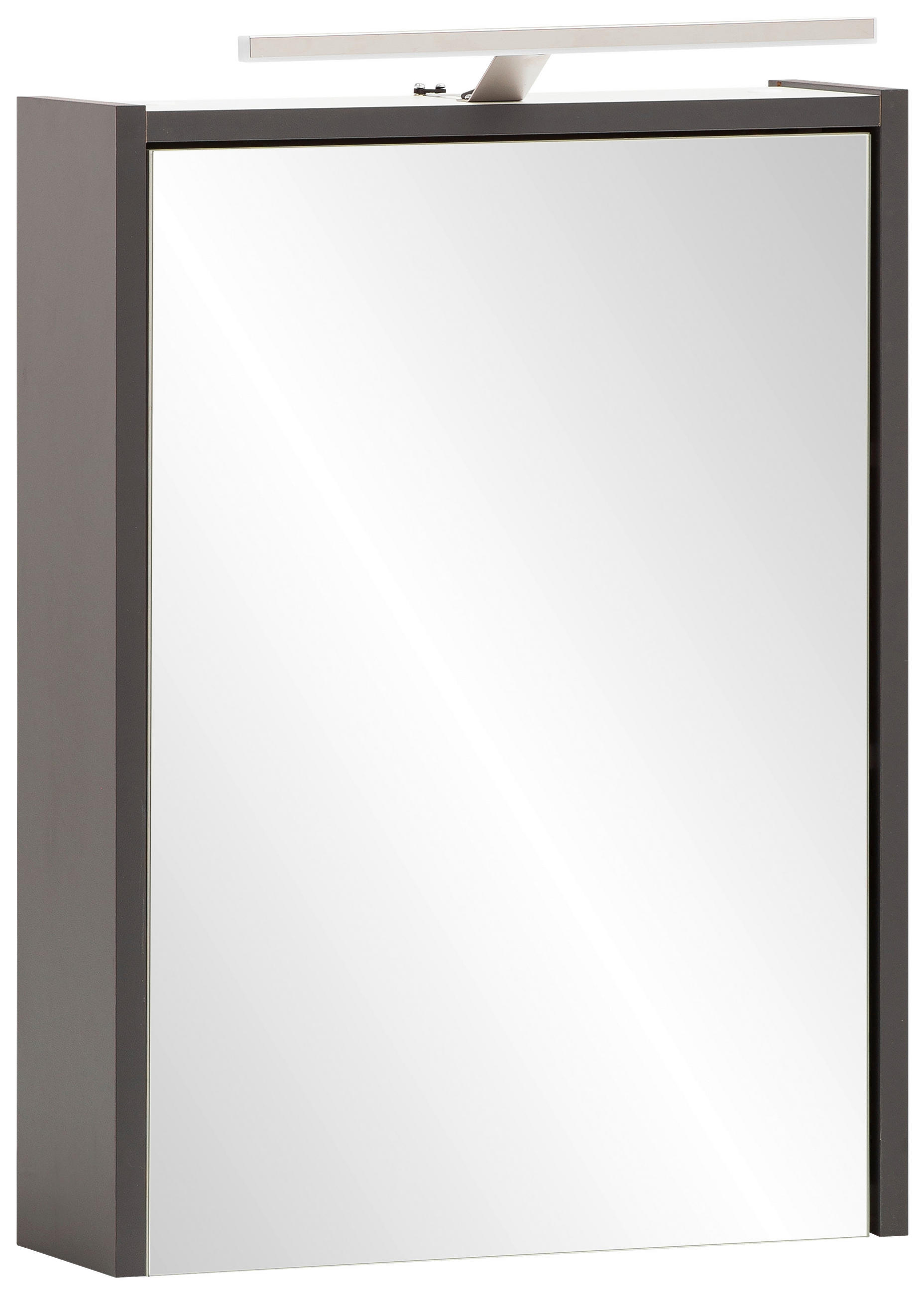 SPIEGELSCHRANK 43,5/64/16 cm - Anthrazit, MODERN, Glas/Holzwerkstoff (43,5/64/16cm) - Stylife