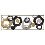 WANDDEKO Metall - Multicolor, LIFESTYLE, Metall (89,5/31/4cm) - Ambia Home