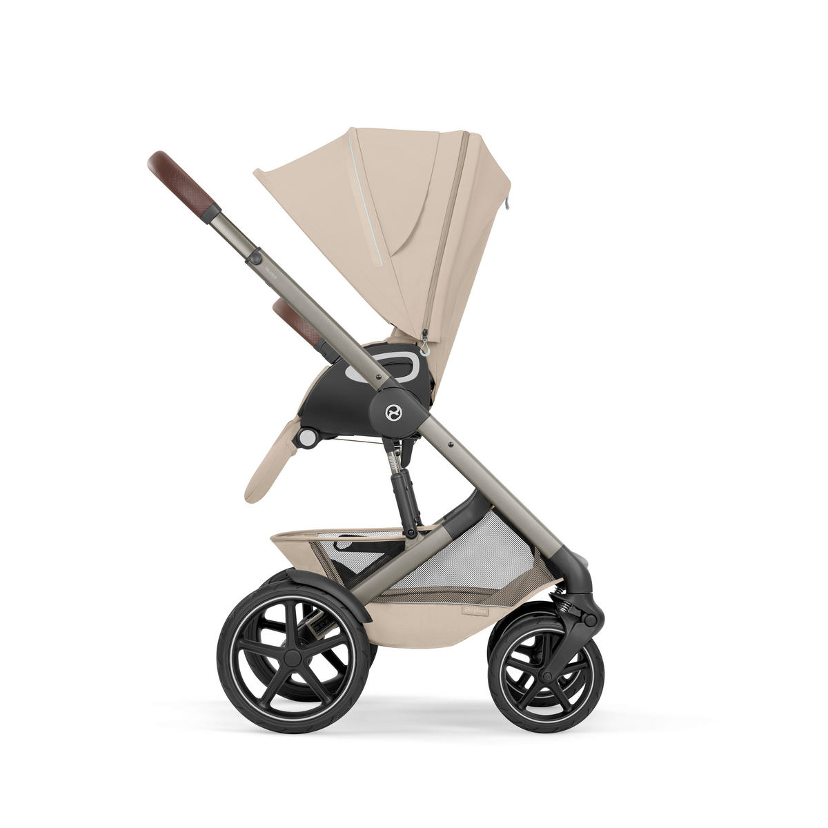 KINDERWAGEN Talos S TPE inkl. Fold-Carrycot  - Taupe/Beige, Basics, Textil/Metall (93cm) - cybex GOLD