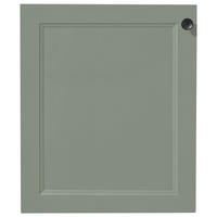 KÜCHENSCHRANKFRONT 60/72/2,2 cm  in Grün  - Edelstahlfarben/Grün, MODERN, Holzwerkstoff/Metall (60/72/2,2cm) - Nobilia