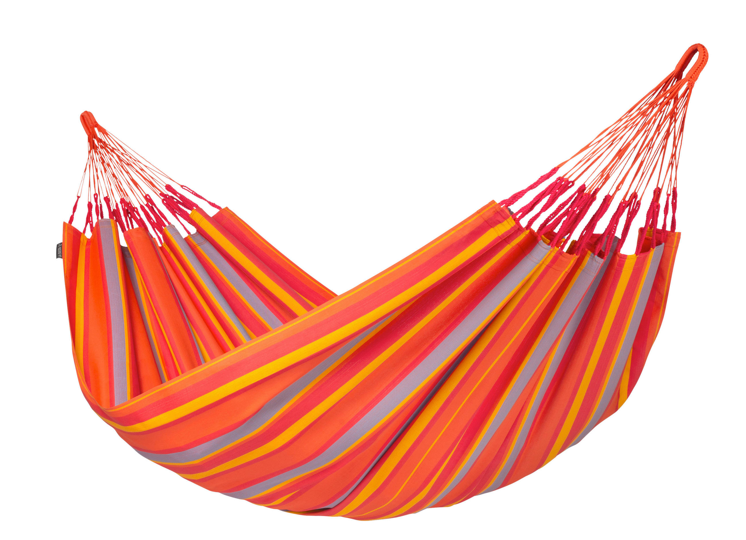 La Siesta Hängematte Double Outdoor Gelb, Grau, Orange, Rot 160x350 cm