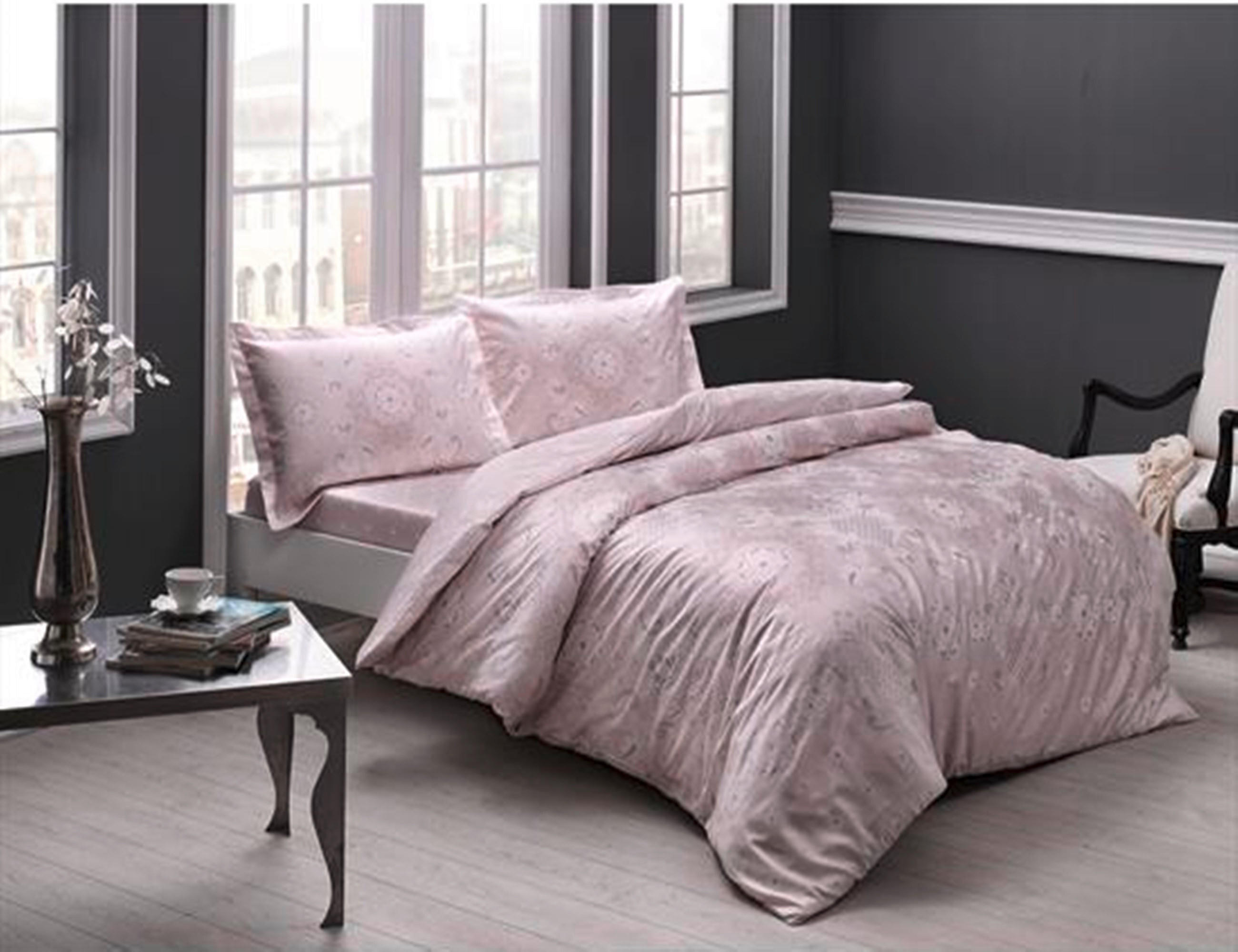 LENJERIE DE PAT 230/260 cm  - roz aprins, Basics, textil (230/260cm)
