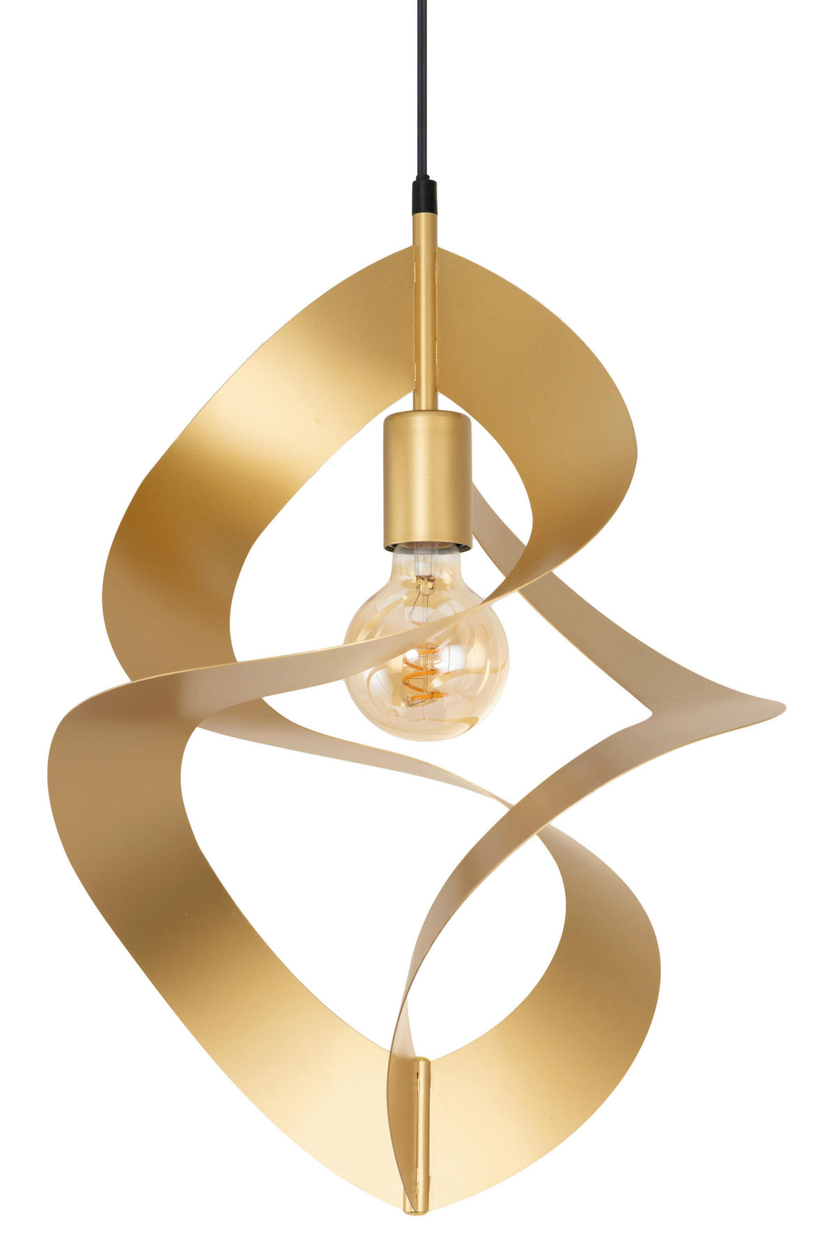 HÄNGELEUCHTE 35/120 cm  - Goldfarben, Design, Metall (35/120cm) - Collet's Monde