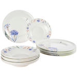 TAFELSERVICE Fiore 12-teilig  - Multicolor, Trend, Keramik - Novel