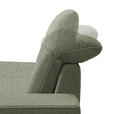 ECKSOFA  in Mikrofaser Grün  203/266 cm  - Schwarz/Grün, Design, Textil/Metall (203/266cm) - Johann Jakob